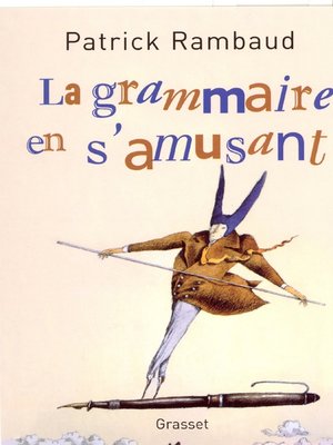 cover image of La grammaire en s'amusant